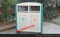 振华科技钢制垃圾桶 冲孔式垃圾桶ZH4001