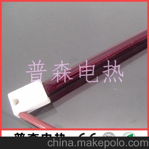 廠家熱銷桑拿房用遠(yuǎn)紅外線加熱管 紅色石英玻璃電熱管圖片