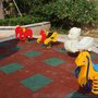 室外儿童游乐场地面施工 安全地垫维修 户外橡胶地板厂家