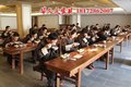 佛学院寺庙过堂桌 讲学课桌长条桌诵经桌 长板凳斋堂桌大师傅桌椅