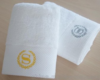 广州订做刺绣广告毛巾，广州定做提花纯棉毛巾