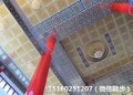 会所装修 寺庙吊顶 佛像顶上天花 古建彩绘图案