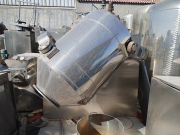 二手200升三維運(yùn)動(dòng)混合機(jī)閑置轉(zhuǎn)讓 調(diào)味料面霜高速混合設(shè)備