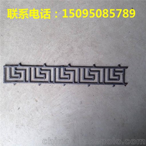 九江大門配件鑄造大門花片 圍欄花片鑄造小件鑄鐵花鐵藝配件圖片