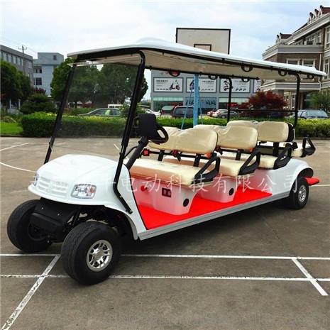 2016新款8座電動(dòng)高爾夫球車，生態(tài)園代步車價(jià)格，四輪看房車圖片