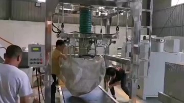 1000公斤吨袋双头包装机,摇臂式包装机