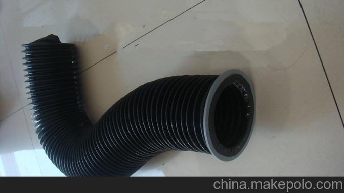 溫州伸縮式絲杠防護罩 帶法蘭絲杠防護罩 縫制式絲杠防護罩供應圖片