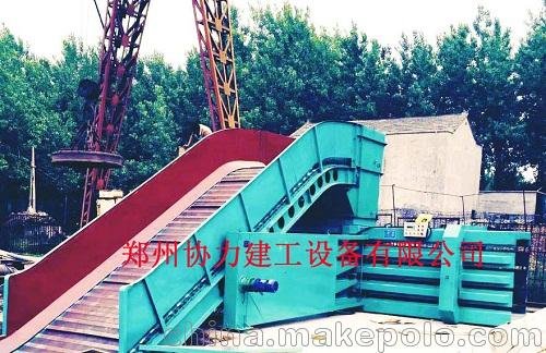 南京液壓勾繩廢紙箱打包機廠家-協(xié)力連續(xù)作業(yè)打包機設(shè)備圖片