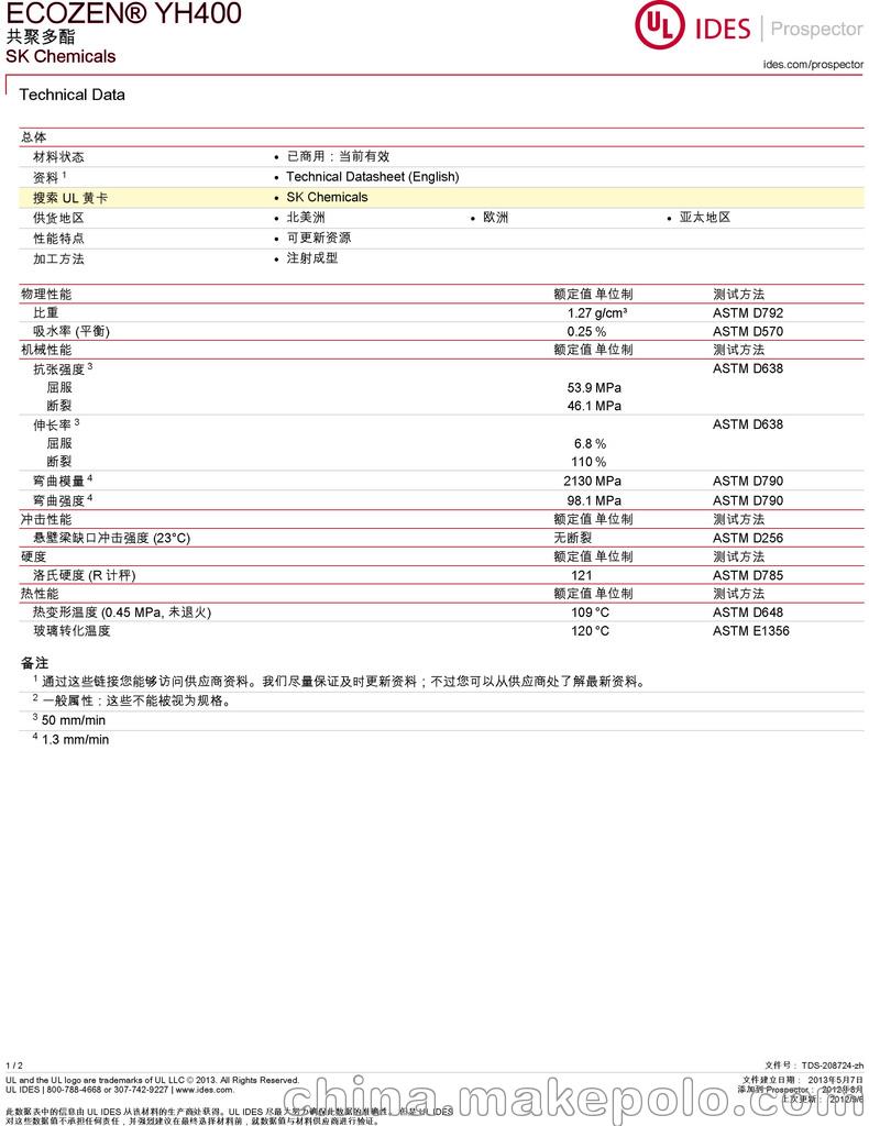 ECOZEN® YH400