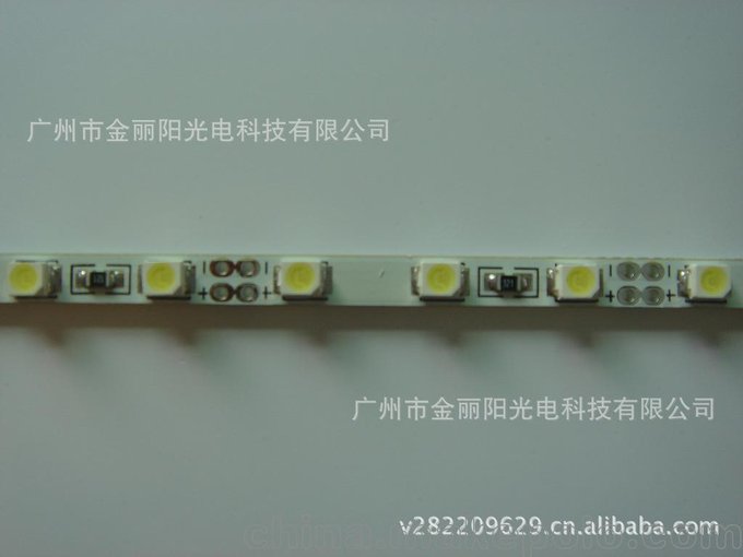 供應(yīng)水晶燈箱 超薄燈箱專用LED硬燈條 高亮度3528圖片