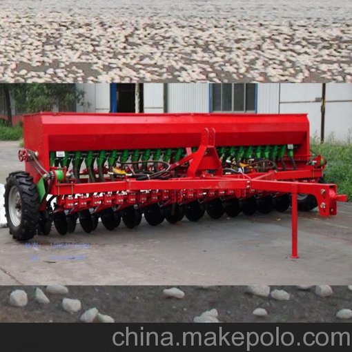 1204拖拉機(jī)拖拉式大型播種機(jī) 拖拉機(jī)背負(fù)式24行小麥播種機(jī)圖片