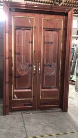 佛山吉南不锈钢门厂生产不锈钢古铜彩色门
