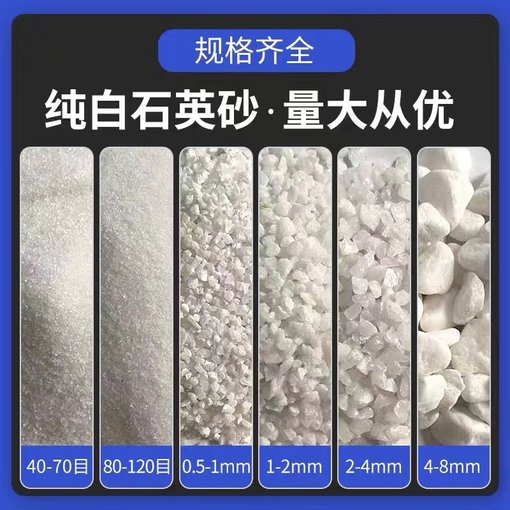 精洗石英砂 烘干石英高純透明酸洗玻璃砂 環(huán)氧樹(shù)脂地坪光學(xué)玻璃圖片