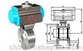 上海昕捷阀门气动超薄型球阀Q671F