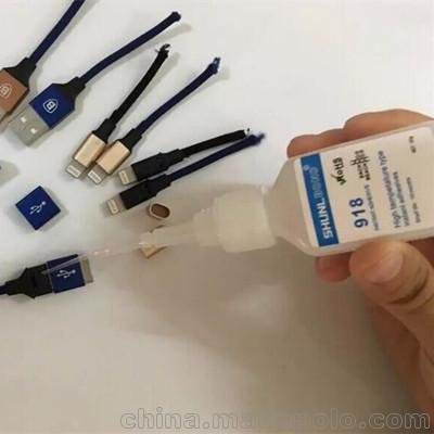 供應(yīng)天諾918塑料粘金屬瞬干膠 手機(jī)數(shù)據(jù)線粘接專用膠水圖片