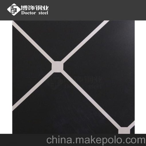 供應(yīng)304衛(wèi)浴應(yīng)用黑色系不銹鋼覆膜板廠家價格圖片