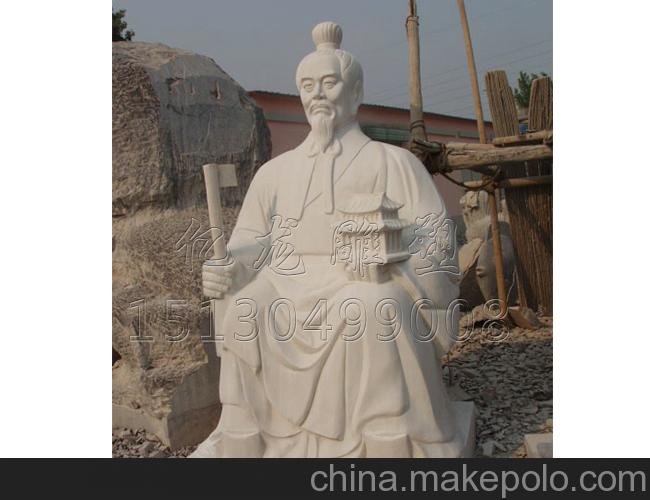 保定古代人物石雕廠家億龍石雕推薦圖片