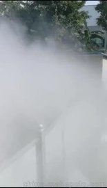 围挡降尘解决环保问题，重庆纳溪沟案例水雾环保科技