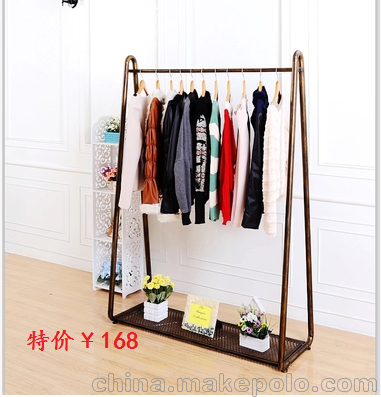 供應(yīng)衣服店衣架展示架 服裝展示架圖片