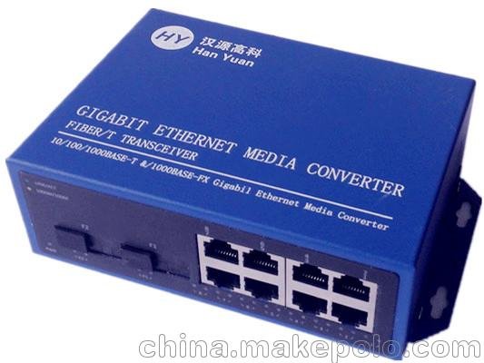 全千兆2光8電手拉手節點(diǎn)串聯(lián)級聯(lián)光纖收發(fā)器網(wǎng)絡(luò )光端機圖片