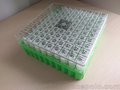 100格翻盖PC冻存盒，广州厂家直销