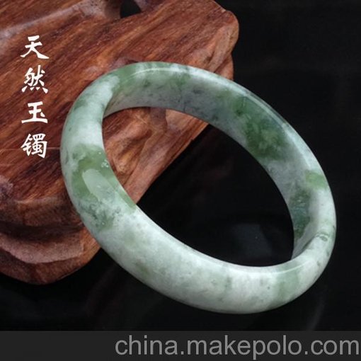熱銷(xiāo)特價(jià)岫玉手鐲 飄花玉手鐲 天然玉石岫玉手鐲 精品玉鐲禮品圖片