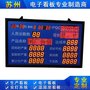 产量节拍达成率实时监控LED显示屏 0-10V模拟量电子看板