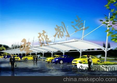 徐州汽車棚 膜結(jié)構(gòu)汽車棚 實(shí)用 美觀的汽車棚圖片
