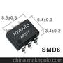 TOWARD AB37F光耦合继电器 SMD4封装