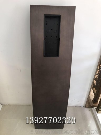 太原門(mén)禁設備不銹鋼門(mén)口機立柱 樓層單元可視對講立柱定制廠(chǎng)家圖片