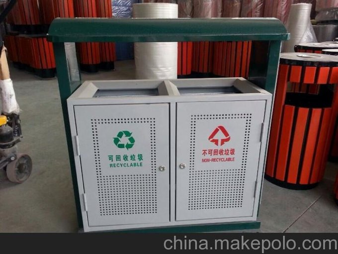 廠家熱銷深圳街道分類垃圾桶/塑鋼垃圾桶圖片