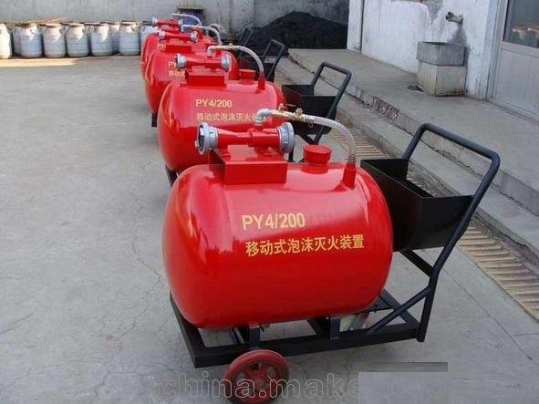 PY4/200移動式泡沫/可定制推車式 滅火裝置 帶兩根水帶3C圖片