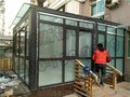 燕郊阳光房 露台庭院阳光房  遮阳棚 玻璃顶 断桥铝门窗