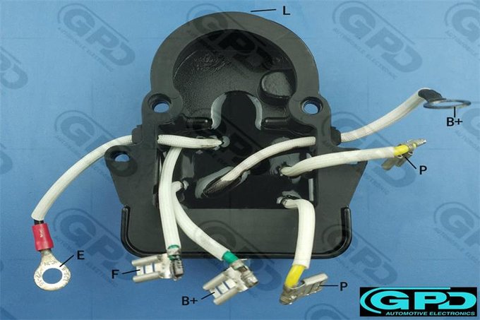 廠家直銷汽車發(fā)電機(jī)電子調(diào)節(jié)器H-XT030圖片