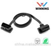 OBDII 16P  公 转 OBDII 16P 母 GPS 追踪电缆扁平线