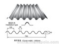 成都YX35-125-750彩钢瓦750型彩色压型瓦加工厂