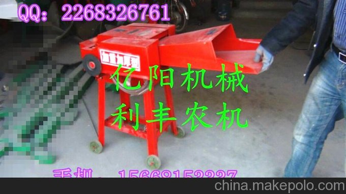 高品質(zhì)高產(chǎn)量玉米秸稈青貯切碎機(jī)，鍘草機(jī)廠家圖片