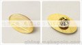 广东烤漆滴胶铜胸章定制 天津纯金银金属徽章制作厂家