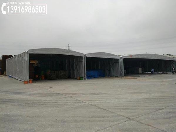 柘林鎮雨棚定做 奉賢柘林推拉伸縮棚安裝 上海柘林移動(dòng)雨蓬{圖}圖片