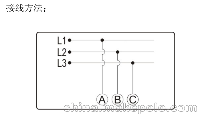 相序表KLY-SI72-D接线使用方法