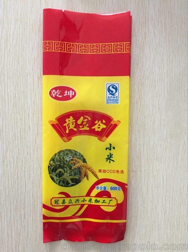 靈丘縣定做加工小米包裝袋,塑料小米袋,金霖塑料制品廠圖片