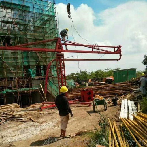 供應恒誠牌15米手動(dòng)布料機12米混凝土布料桿打灰機械圖片