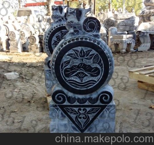 供應(yīng)石材廠家直銷青石各種尺寸門墩仿古做就效果鼓石墩動物鎮(zhèn)宅圖片