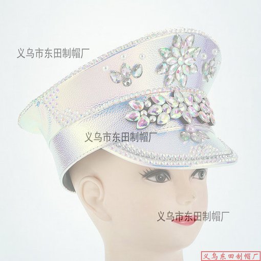 帽子點(diǎn)鉆廠家批發(fā)銅珠花邊DIY服裝輔料圖片