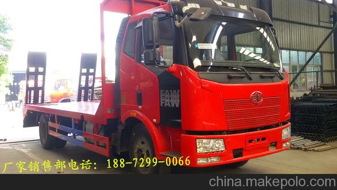 小挖機(jī)運(yùn)輸車(chē) 國(guó)四平板拖車(chē)價(jià)格 廠家直銷(xiāo)圖片