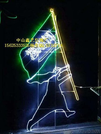 飛星路燈桿裝飾燈星星過(guò)街燈海頓灣led路燈桿圖片