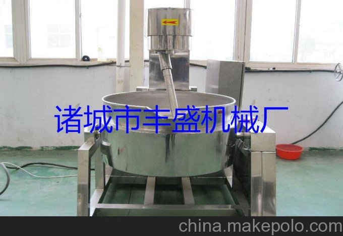 高粘度行星攪拌炒鍋 燃氣全自動(dòng)火鍋炒料機 休閑速食設備圖片
