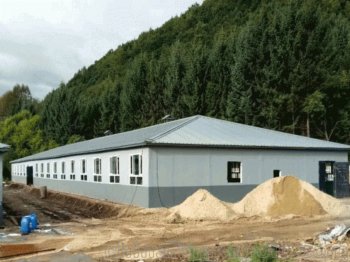 突泉保溫房建筑專用預制保溫墻體板豬舍羊舍圖片