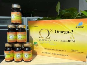 欧米伽-3 亚麻酸型食用植物油凝胶糖果