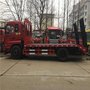 东风短轴距单桥15吨挖机平板运输车